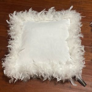 2 Beautiful White Feather Pillows